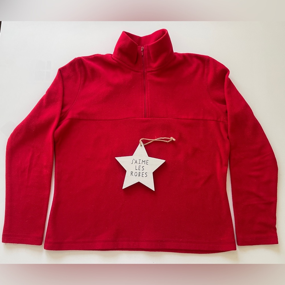 GAP (Stretch) Red Pullover Turtleneck Fleece, size M